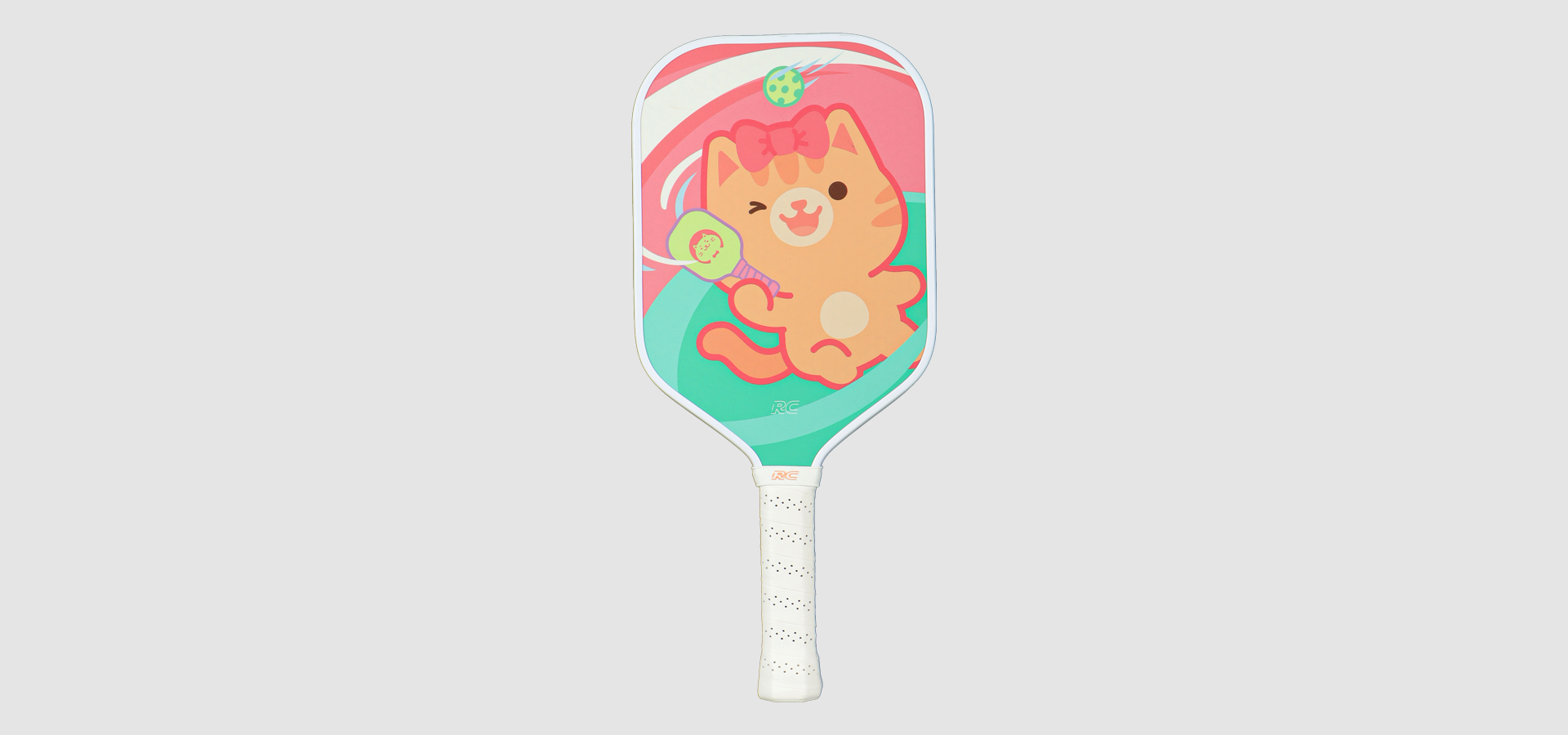 RC NOVA Fiberglass Pickleball Paddle-Meowzart Go!-Kiki